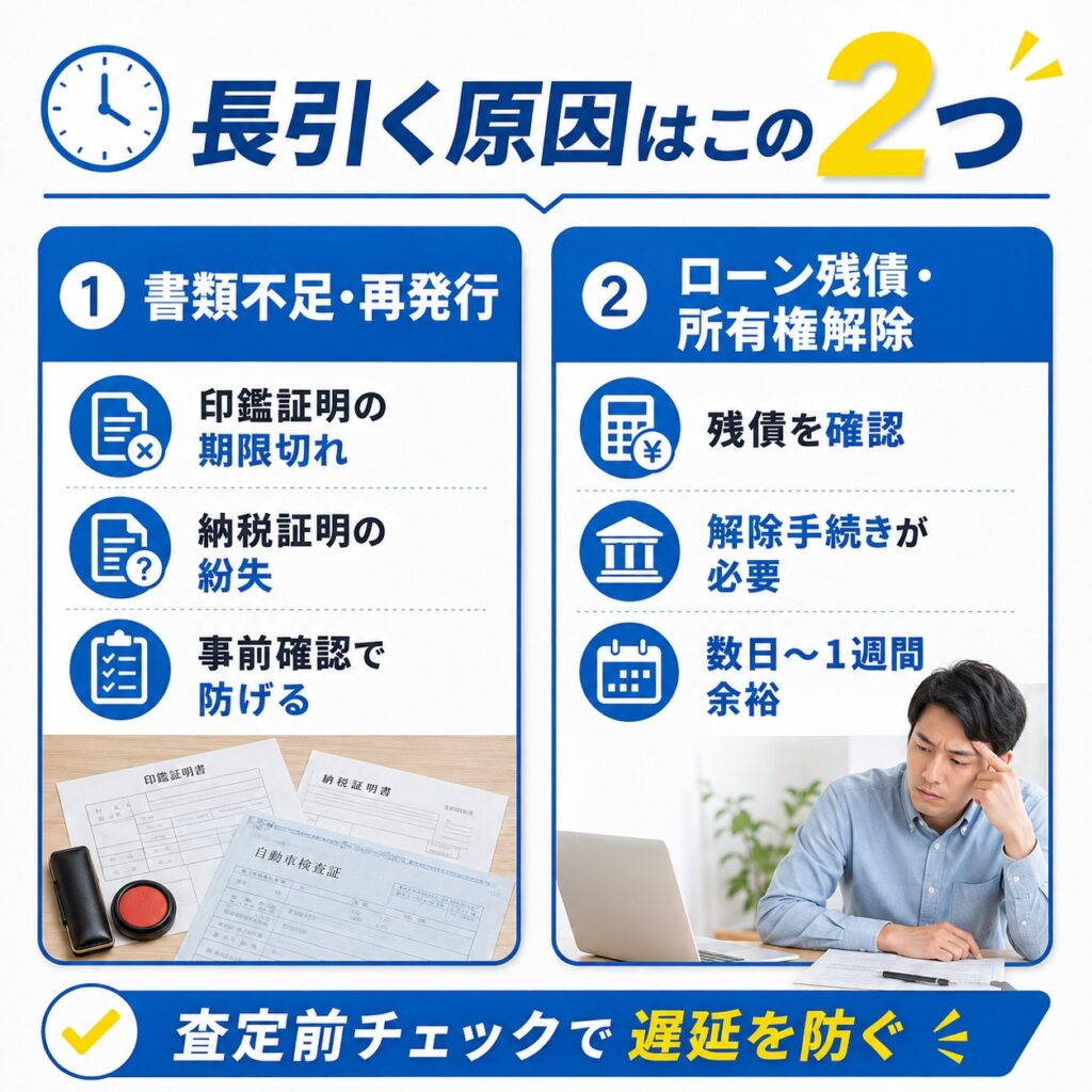 売却までの期間が長引きやすいケース