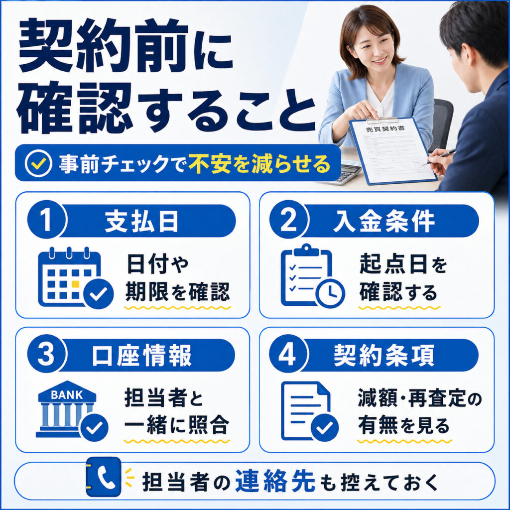 入金トラブルを防ぐため契約前に確認すること