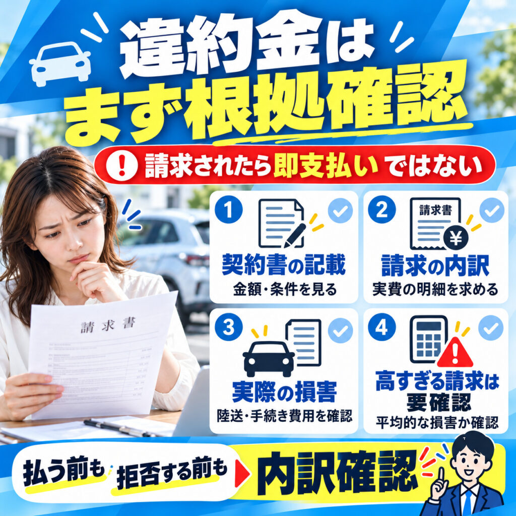 キャンセル料や違約金は必ず払うとは限らない