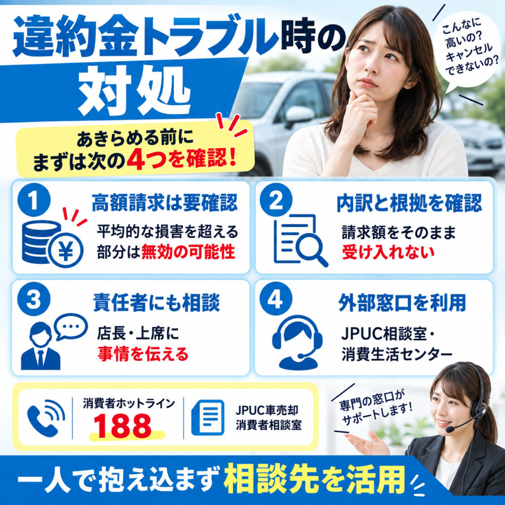 高額な違約金やキャンセル拒否で困ったとき