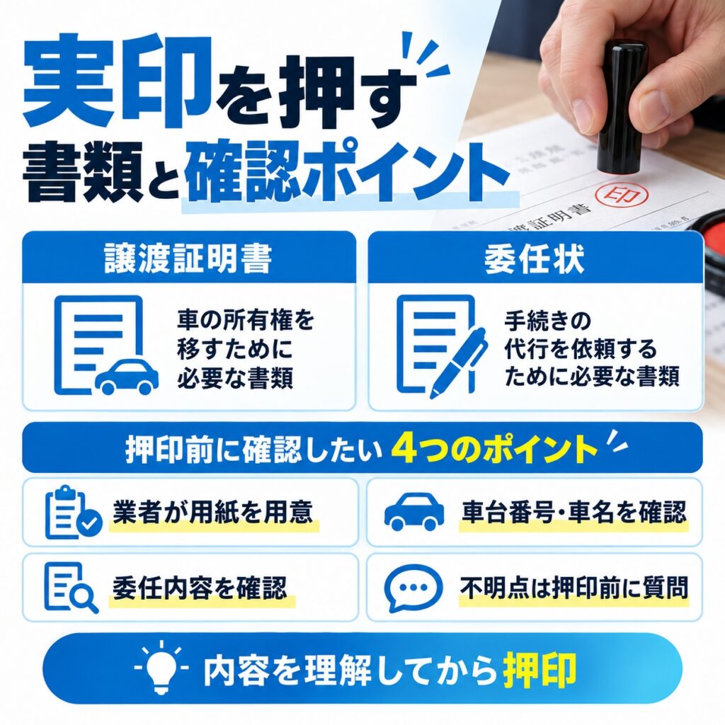 実印を押す書類と押印前に確認したい注意点