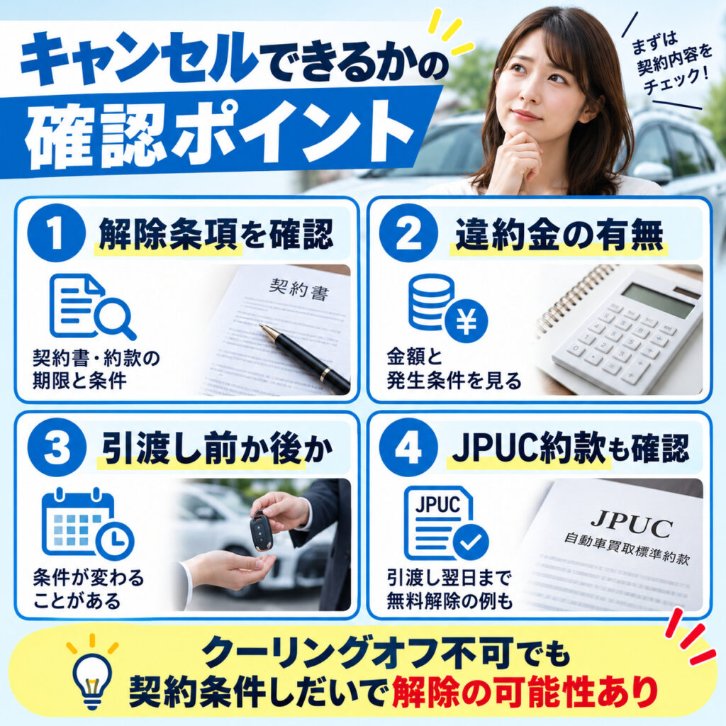 クーリングオフ不可でもキャンセルできる場合
