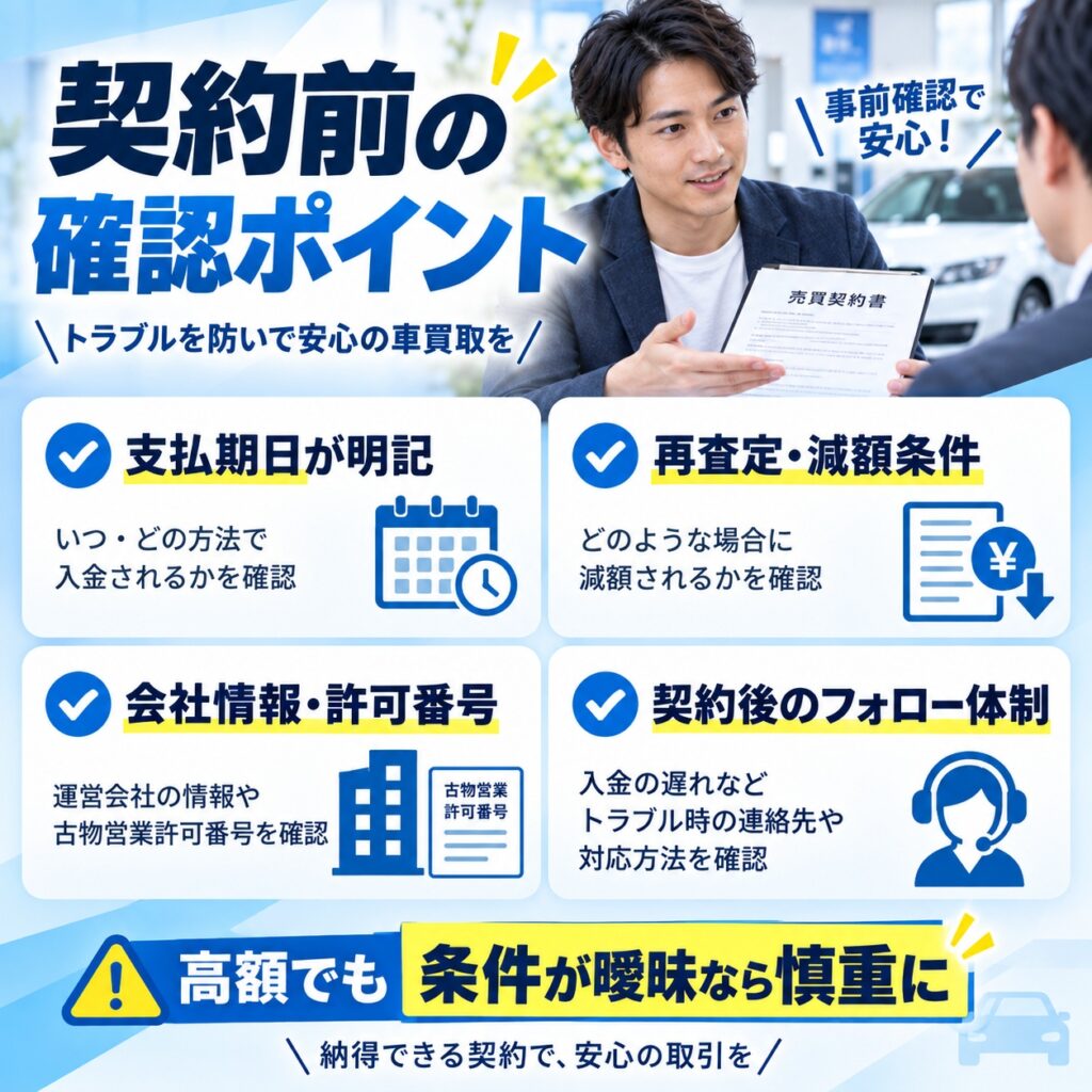入金トラブルを防ぐため契約前に確認したいこと